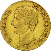 France, Napolon I, 20 Francs, An XI, 1803, Paris, EF(40-45), Gold, KM:651