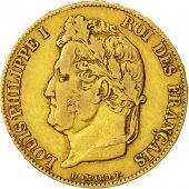 France, Louis-Philippe, 20 Francs, 1841, Paris, TB+, Or, KM:750.1, Gadoury:1031