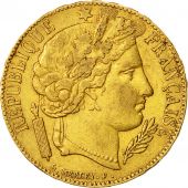 France, Crs, 20 Francs, 1851, Paris, EF(40-45), Gold, KM:762, Gadoury:1059