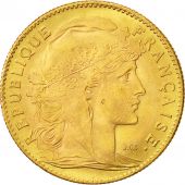 France, Marianne, 10 Francs, 1908, Paris, AU(50-53), Gold, KM:846, Gadoury:1017