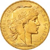 France, Marianne, 20 Francs, 1913, MS(65), Gold, KM:857, Gadoury:1064a