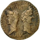 Auguste et Agrippa, Dupondius, Nmes, TB+, Bronze, RIC:160