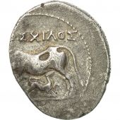 Coin, Illyria, Apollonia, Drachm, EF(40-45), Silver, BMC:34