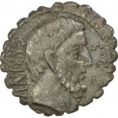 Coin, Vettia, Denarius Serratus, Rome, VF(30-35), Silver, Crawford:404/1