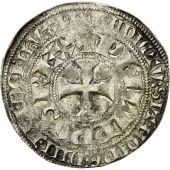 France, Philip IV, Gros Tournois  lO long, VF(30-35), Silver, Duplessy:214