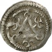 France, Flanders, Denarius or Maille, Lille, EF(40-45), Silver, Ghyssens:266