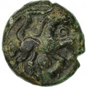Monnaie, Ambiens, Bronze au cheval et au sanglier, TTB, Bronze, Delestre:449