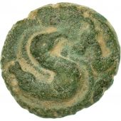 Coin, Ambiani  lanimal marin et au cheval, Bronze, VF(30-35), Delestre:429