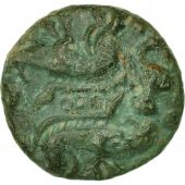 Monnaie, Ambiens, Bronze aux sanglier affronts, TTB, Or, Delestre:464