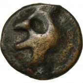 Coin, Turones, Potin  la tte diabolique, EF(40-45), Potin, Delestre:3509var
