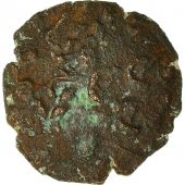 Monnaie, Ambiens, Bronze composite au cheval, TB+, Bronze, Delestre:492
