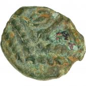 Monnaie, Bellovaques, 1/4 Statre en bronze  lastre, TTB, Delestre:286
