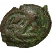 Monnaie, Bellovaques, 1/4 Statre en bronze  lastre, TB+, Delestre:287var
