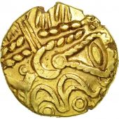 Coin, Suessiones, Stater, AU(55-58), Gold, Delestre:168
