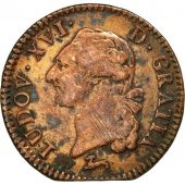 Monnaie, France, Louis XVI, Sol ou sou, Sol, 1783, Orlans, TB+, Cuivre