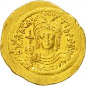Coin, Maurice Tiberius, Solidus, Constantinople, AU(55-58), Gold, Sear:478