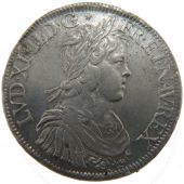 Louis XIV, Ecu  la mche longue