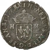 Monnaie, France, Henri IV, Douzain, 1595, Limoges, TB, Billon, Sombart:4420