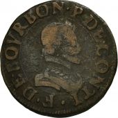 Monnaie, France, CHATEAU-RENAUD, Franois de Bourbon, Double Tournois, Undated