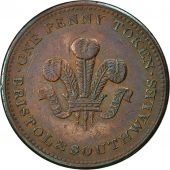 Monnaie, Grande-Bretagne, Bristol & South Wales, Penny Token, 1811, TTB, Cuivre