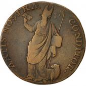 Coin, Great Britain, Yorkshire, Halfpenny Token, 1791, Leeds, VF(20-25), Copper