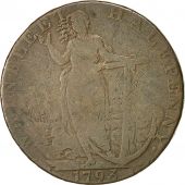 Monnaie, Grande-Bretagne, Lincolnshire, Halfpenny Token, 1793, Wainfleet, TB