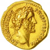 Coin, Antoninus Pius, Aureus, 143-144, Rome, AU(55-58), Gold, RIC:109a