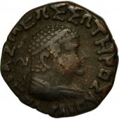 Coin, Baktrian Kingdom, Hermaios, Tetradrachm, EF(40-45), Bronze