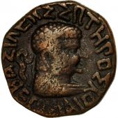 Monnaie, Royaume de Bactriane, Hermaios, Ttradrachme, TB+, Bronze