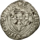 Monnaie, France, Charles VI, Blanc Gunar, Sainte-Mnhould, TTB, Billon