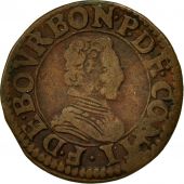 Coin, France, CHATEAU-RENAUD, Franois de Bourbon, Double Tournois, VF(30-35)