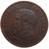 Second Empire, 2 Centimes Napolon III Naked Head