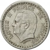 Monaco, Louis II, Franc, 1943, EF(40-45), Aluminum, KM:120, Gadoury:MC131