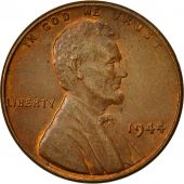 tats-Unis, Lincoln Cent, Cent, 1944, U.S. Mint, Philadelphie, TTB, Laiton