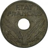 Coin, France, tat franais, 20 Centimes, 1941, Paris, EF(40-45), Zinc