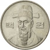 KOREA-SOUTH, 100 Won, 1991, EF(40-45), Copper-nickel, KM:35.2