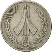 Coin, Algeria, Dinar, 1987, EF(40-45), Copper-nickel, KM:117