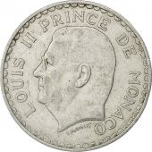 Monaco, Louis II, 5 Francs, 1945, Poissy, TTB, Aluminium, KM:122