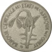 West African States, 100 Francs, 1974, Paris, TB+, Nickel, KM:4