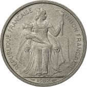 New Caledonia, 5 Francs, 1952, Paris, AU(50-53), Aluminum, KM:4