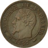 France, Napoleon III, Napolon III, Centime, 1857, Paris, TTB, Bronze