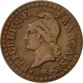 France, Dupr, Centime, AN 6, Paris, EF(40-45), Bronze, KM:646, Gadoury:76