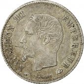 France, Napoleon III, Napolon III, 20 Centimes, 1858, Paris, TTB, Argent
