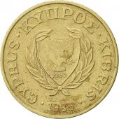 Chypre, 5 Cents, 1985, TTB, Nickel-brass, KM:55.2