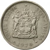 South Africa, 10 Cents, 1970, EF(40-45), Nickel, KM:85