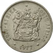 South Africa, 20 Cents, 1977, EF(40-45), Nickel, KM:86
