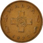 Malta, Cent, 1975, British Royal Mint, VF(30-35), Bronze, KM:8