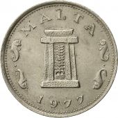 Malte, 5 Cents, 1977, British Royal Mint, TTB, Copper-nickel, KM:10