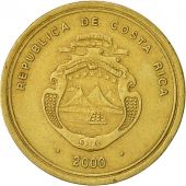 Costa Rica, 100 Colones, 2000, VF(30-35), Brass, KM:240