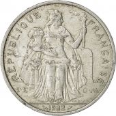 French Polynesia, 5 Francs, 1982, Paris, VF(20-25), Aluminum, KM:12